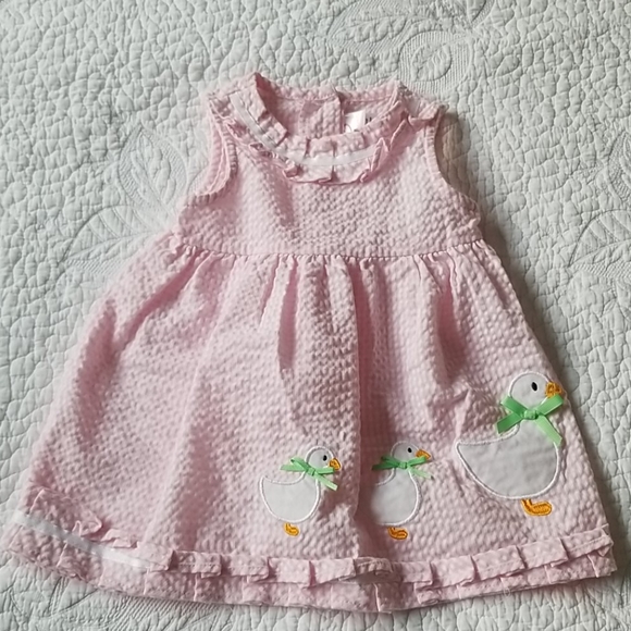 DUCKLINGS BABY DRESS - Picture 2 of 10